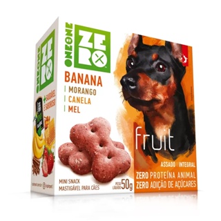Biscoito Para Cães Spin Pet Mini Snack Zero Fruit - 50g
