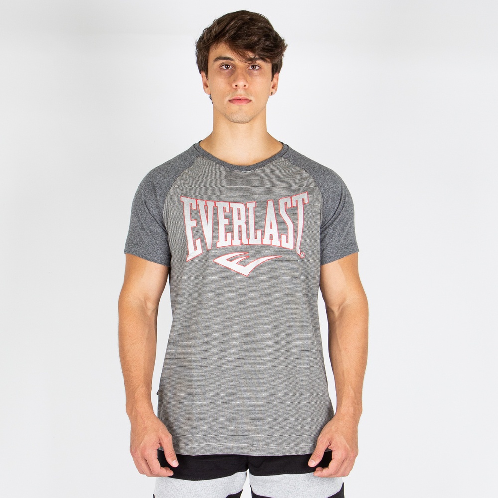 Camiseta Raglan Everlast Masc Grafite