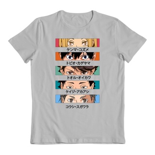 Camisa Básica Anime Haikyuu Personagens