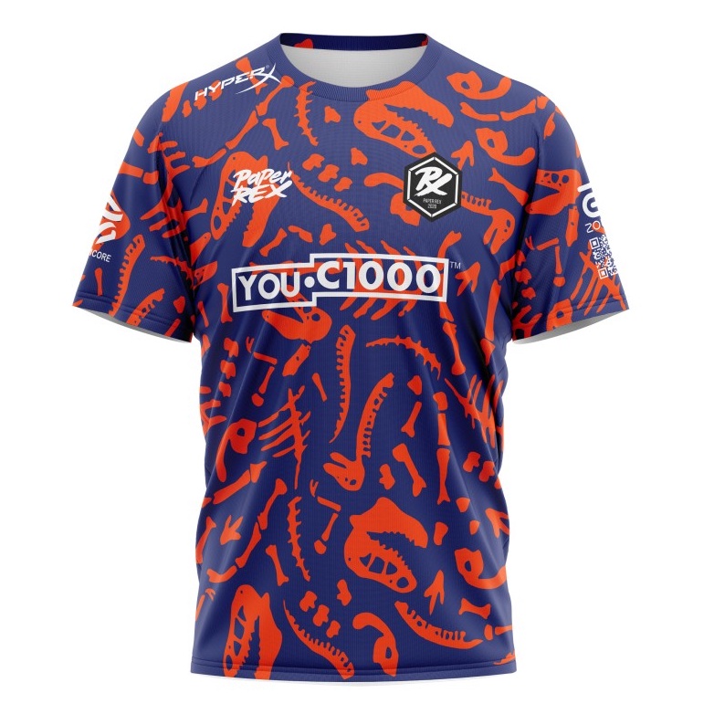 Paper Rex 2023公式ユニフォーム PRX 22/23 Papel Valorante De Esportes De Jogos Rex Jersey - Faz a Boa!