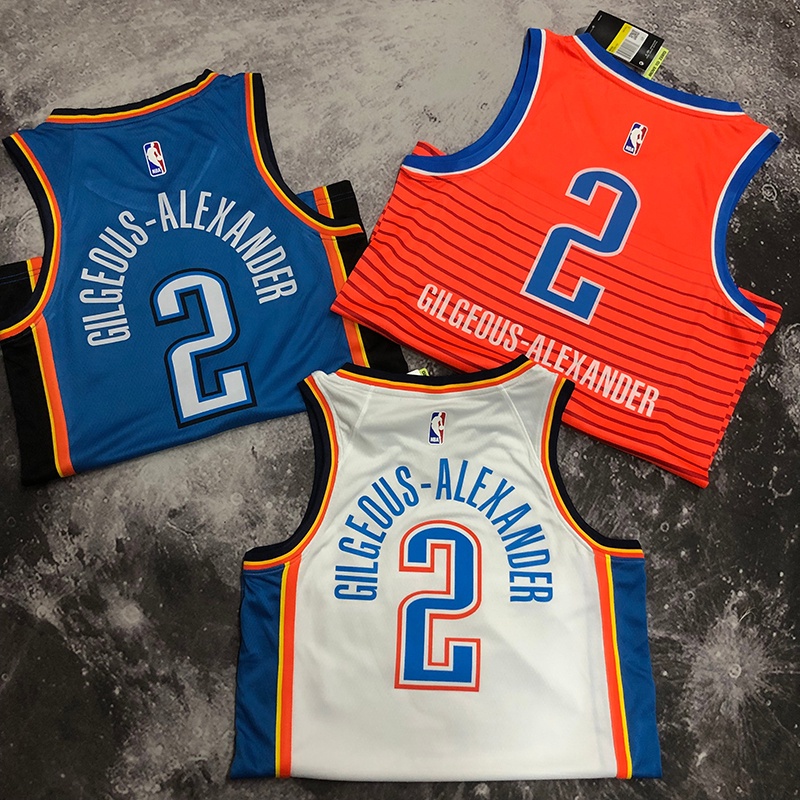 Camisa De Basquetebol Oklahoma City Thunder 2023 nba Shai Gilgeous ...