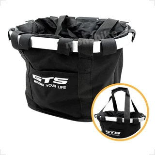 Cesta Bike Pet Cachorro Gato Aro 26 A 29 Aluminio Engate Rapido Preta Multiuso