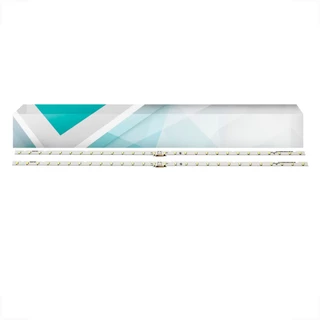 Kit 2 Barras de Led Compatível Com UN43RU7100 UN43NU7100G