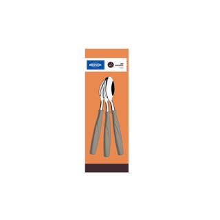 Colher de Chá Brinox Itaparica 0,8 mm 3 Peças Warm Gray