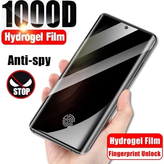 Filme Hidrogel Anti-Espionagem Para Samsung Galaxy S24 S23 S22 S21 S20 S10 S9 S8 Plus S24FE S23FE S21FE Note 20 Ultra