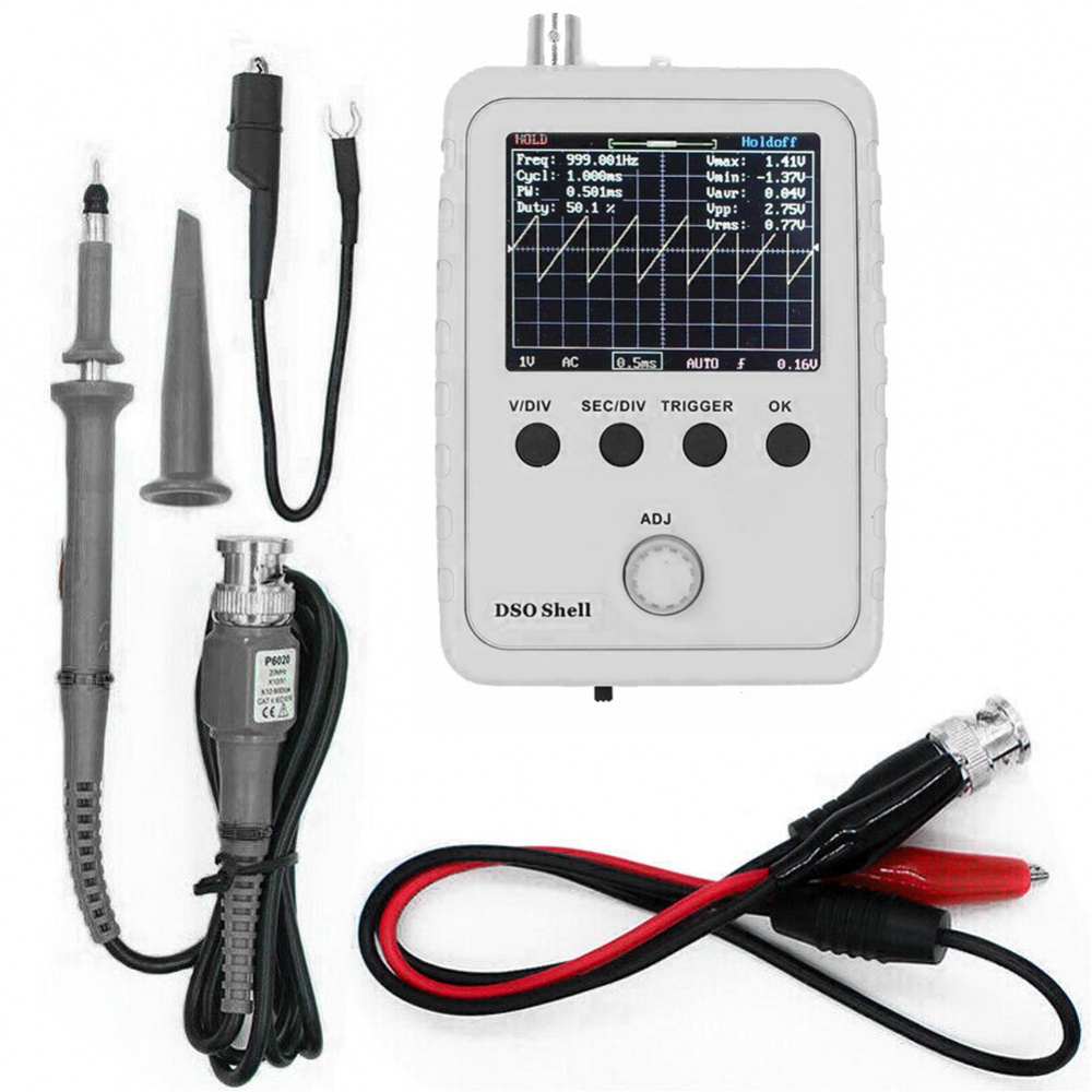 Osciloscópio DSO-Shell (DSO150) Montado Completo Com Sonda Padrão P6020 ...