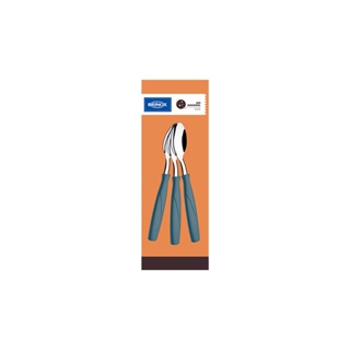 Colher de Chá Brinox Itaparica 0,8 mm 3 Peças Azul Fog