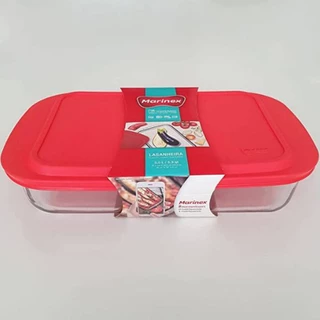 Lasanheira Retangular Funda 5 Litros Com Tampa-Marinex