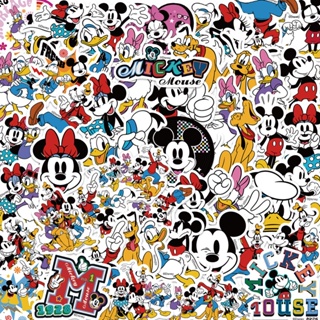 (Aized) 50 pcs Mickey Mouse E Amigos Adesivos De PVC À Prova D