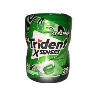 Chiclete Trident Menta Spearmint X Senses Pote 54g C/28u