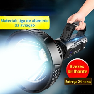 Lanterna Recarregavel Led C/Luz Lateral Lt409