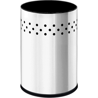 Cesto De Lixo Brinox Decorline Gamma 9,4 Litros Ø 20 x 29 cm Aço Inox