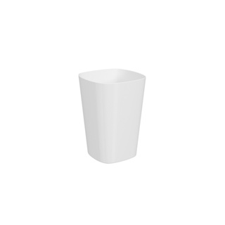 Lixeira Sem Tampa Coza Square 5 Litros Branco