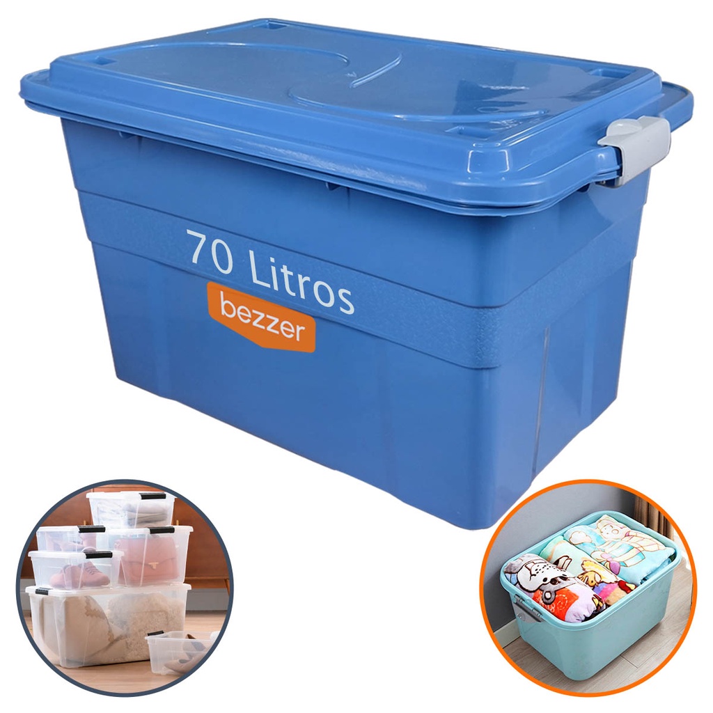 Como arrumar a casa com caixas organizadoras de plástico