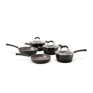 Jogo De Panelas Ceramic Life Brinox Select 5 Peças Preto
