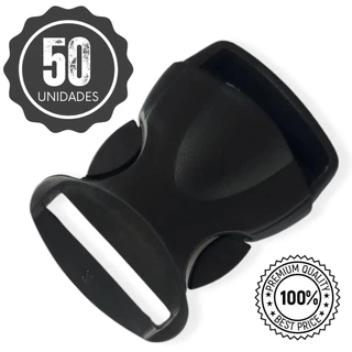 Fecho de 3 cm (30mm) Engate Rápido para Bolsa Pct. 50 unidades