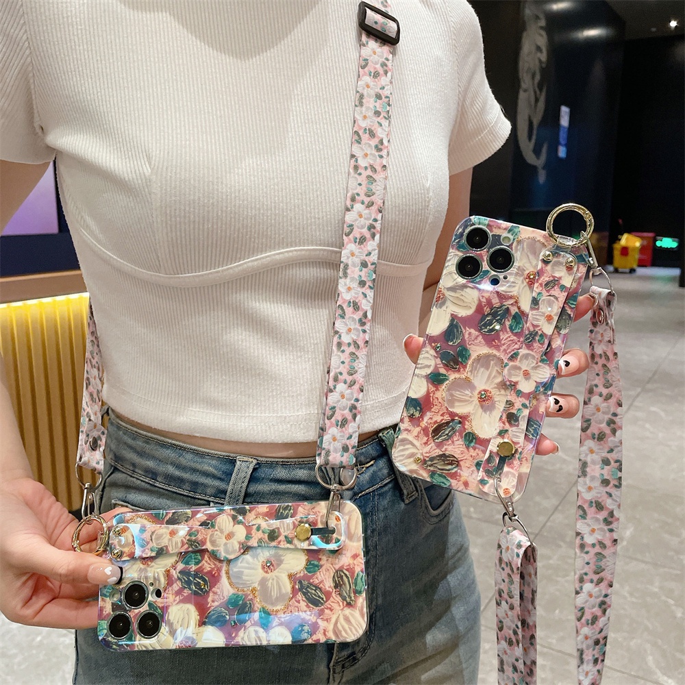Wishcover Cover Per IPhone X/Xs Con Cordino E Portafoglio – TPU Silicone, Protezione Fotocamera, Design 3D