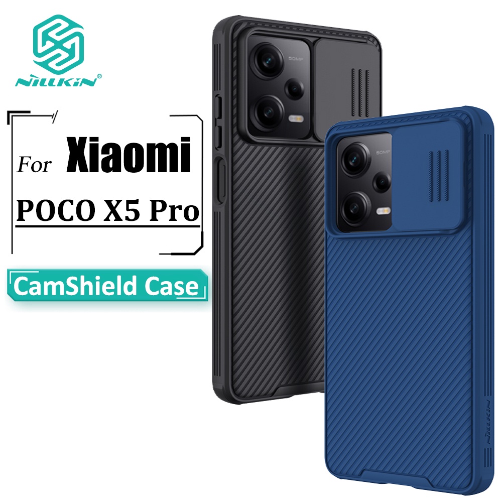 Capa Nillkin Camshield Pro Poco X5 Pro 5g De Proteção Deslizante De Câmera Tpu Luxuosa Pc