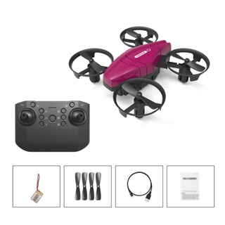 Avião de controle remoto, avião de controle remoto de espuma 2.4Ghz,  quadcopter, modelo de avião de brinquedo recarregável para presente com  rotação de 360° e luzes, com câmera aérea, 2 baterias, adequado