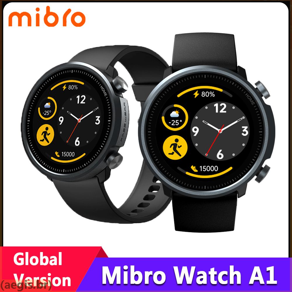 Smartwatch Mibro A1 5 Caixas À Prova D'água Modo Básico 40 Dias 1,28 Polegadas Tela HD Redonda Relógio Inteligente