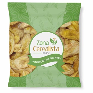 Banana Chips com Canela e Açúcar (Granel 400g)