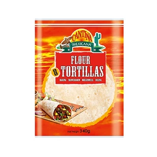 8 Tortilhas Farinha Cantina Mexicana 340g