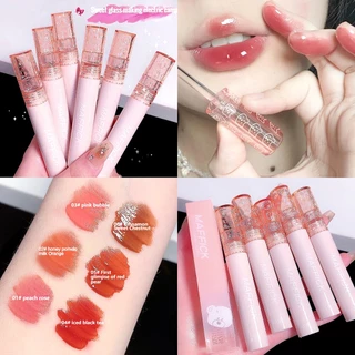 Bubble Lip Glaze Mirror Water Gloss Hidratação De Longa Duração Batom Líquido De Alto Brilho Maquiagem Cosmética