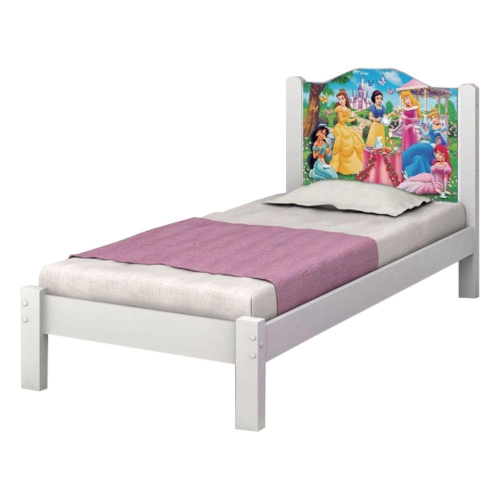 CAMA SOLTEIRO ADESIVADA BASOTO BARBIE