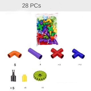 180 Pçs Tamanho Grande Plástico 3d Interconectando Blocos De