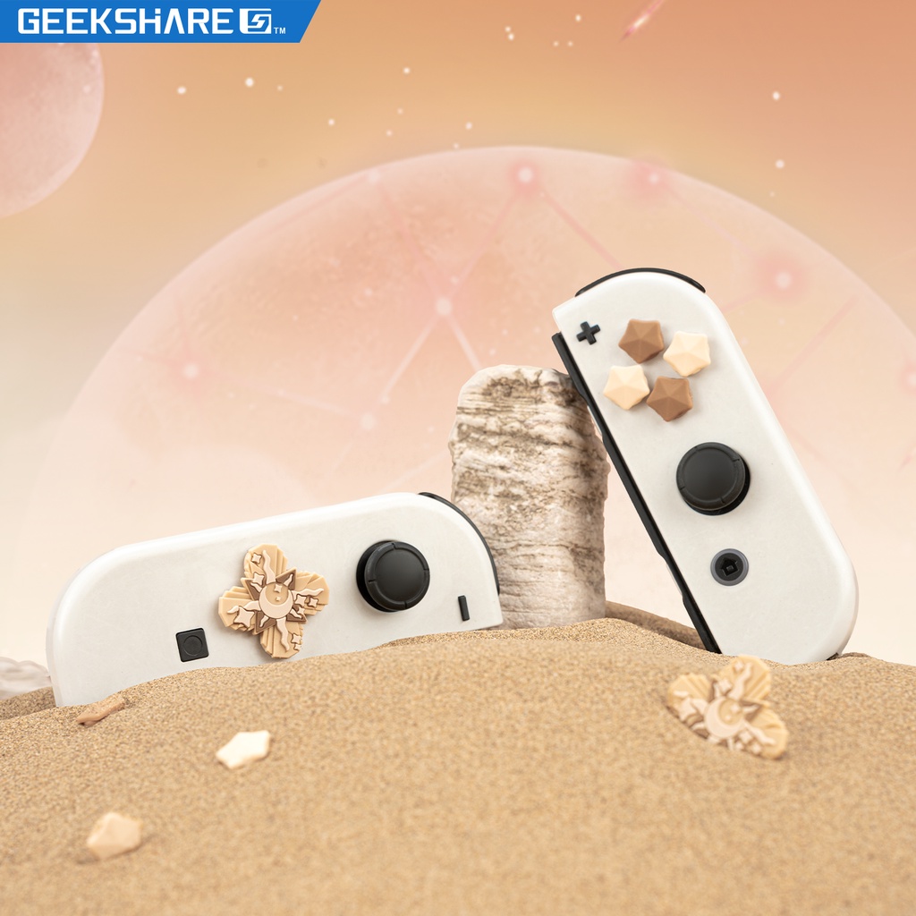 GeekShare Star Joy Con Botão Capas Para Nintendo Switch E OLED