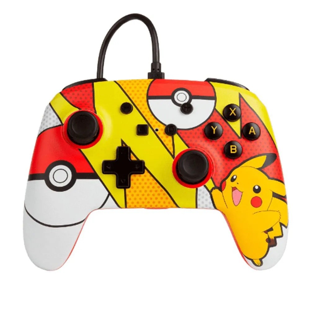 Controle Pokémon Pikachu Pokebola Power A - Nintendo Switch