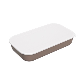 Travessa Com Tampa Coza Essential 2,8 Litros 32,7 x 19,3 x 6,4 cm Warm Gray