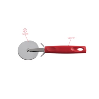 Cortador De Pizza Brinox Asti Vermelho