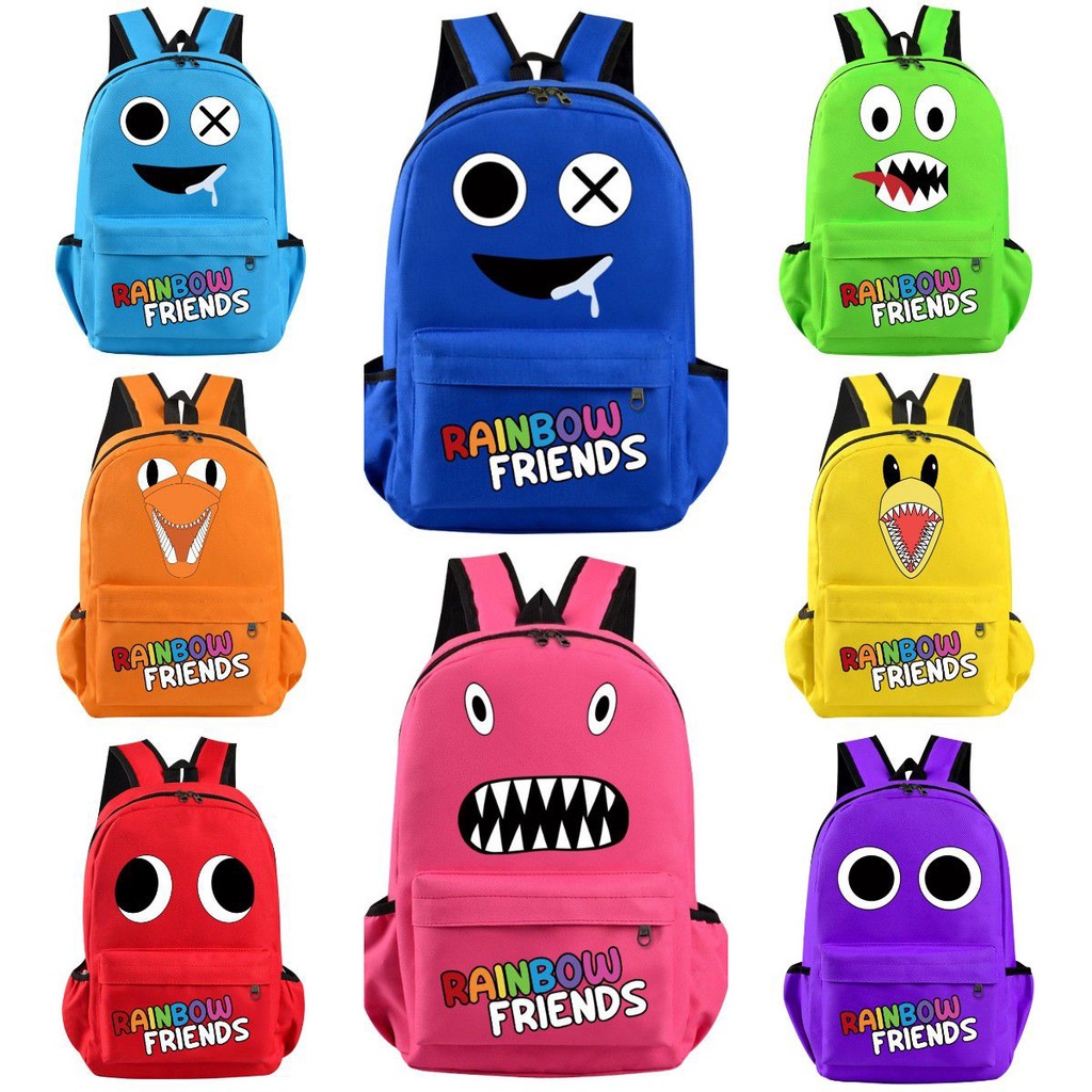 Mochila Escolar De Desenho Animado Rainbow Friends