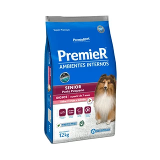 Ração Premier Ambientes Internos Para Cães Sênior Raças Pequenas 12 kg em Oferta na Shopee