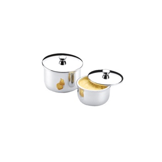 Margarineira Para Pote Brinox Atina 250 Gramas Aço Inox