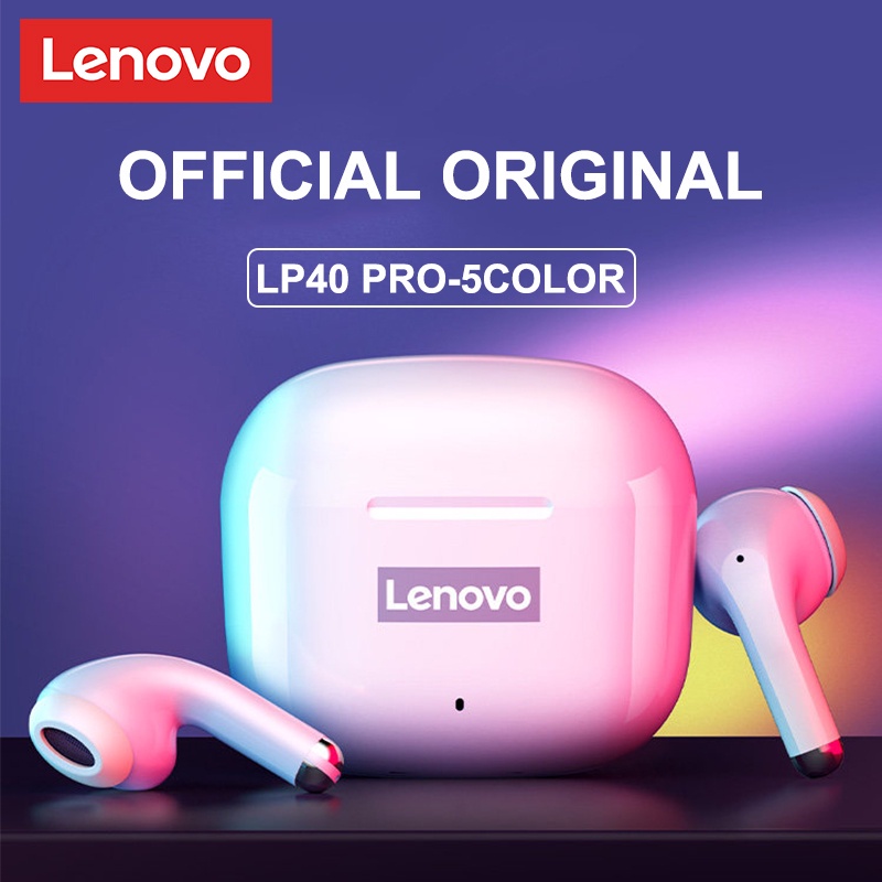 Fone Sem Fio Original Lenovo LP40 Bluetooth