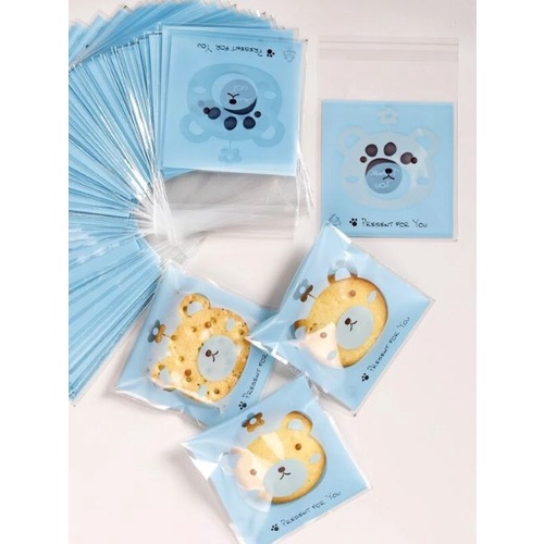 Saco De Biscoitos De Panda Fofo De Desenho Animado, Saco De Plástico Para  Doces, Biscoitos, Alimentos, Embalagem De Presente, Suprimentos De  Decoração De Festa Com 100 Peças - Caixas E Bolsas Para