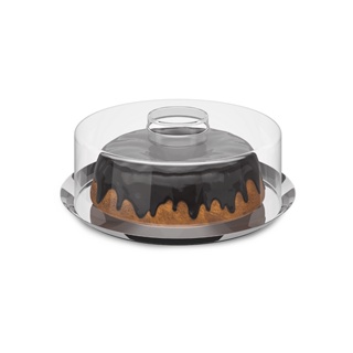 Conjunto Para Bolo Boleira Brinox Bergen 2 Peças Aço Inox