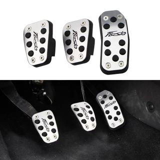 Pedais De Liga De Alumínio Para Carros Ford New Fiesta MK7 2009-2020 Acessórios Da Tampa Do Pedal Embreagem Acelerador