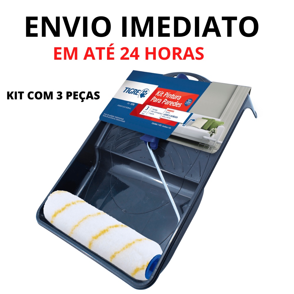 Kit de Pintura 7 peças R.1522 - Tigre