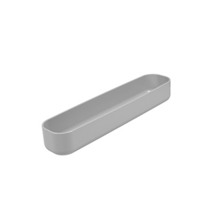 Organizador de Gavetas Médio Coza Perfect 23,5 x 5,2 x 3,4 cm Cinza Frio