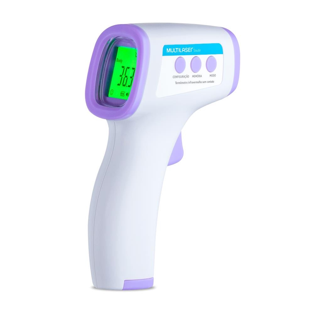 Termômetro Infravermelho sem Contato Multilaser Saúde - HC260