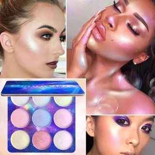 Iluminador Pó Paleta/9 Cores | CMAADU Em Para Contorno