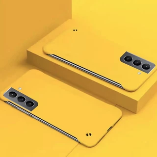 Para Samsung Galáxia S21 S22 S23 Ultra Case Capa Fina Mate Sem Moldura Galaxy S21 S20 FE S10 S9 Nota 20 10 Plus