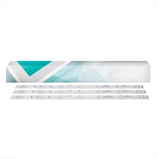 Kit Barras De Led Compatível Tc-32a400b Tc-32d400b Tc32e600b