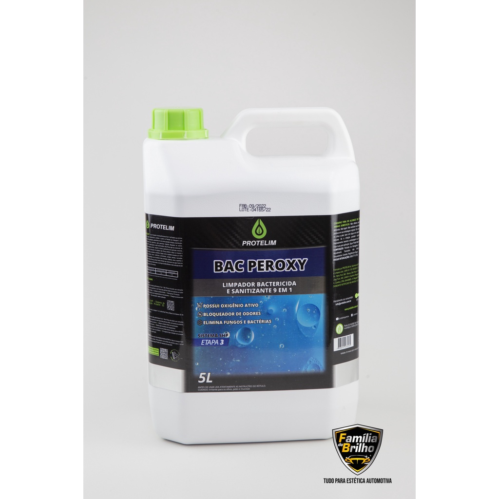 BAC PEROXY – LIMPADOR DE USO GERAL 5L PROTELIM | Shopee Brasil