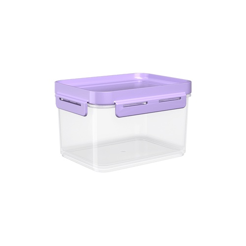 Pote Hermético Coza Flap 18,5 x 14,5 x 11 cm 1,5 litros Lilás Lavanda