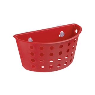 Cesta Organizadora com Ventosas Coza One 20,3 x 11,5 x 10 cm Vermelho Bold