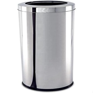 Lixeira Com Aro Brinox Decorline 28,17 Litros Aço Inox
